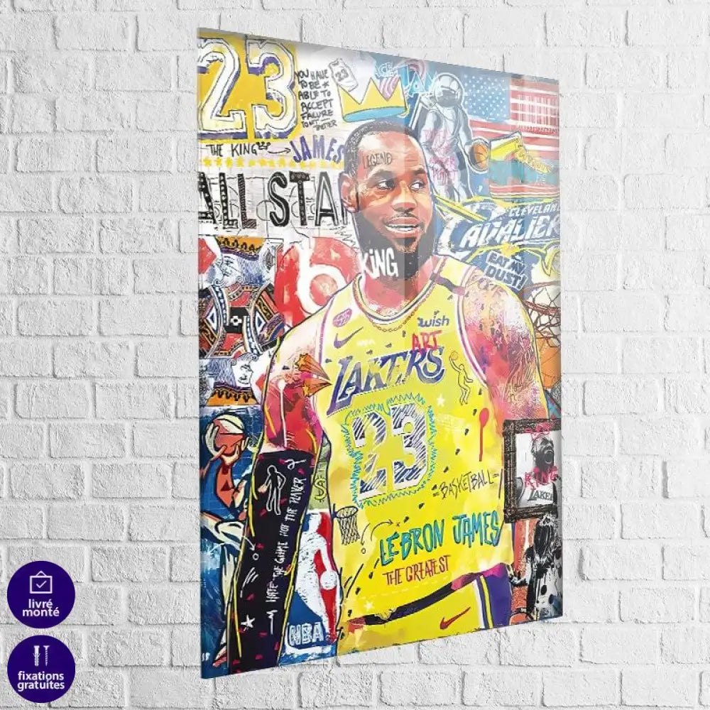 Tableau Street Art King James - Montableaudeco