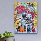 Tableau Street Art L'amour Innoncent - Montableaudeco