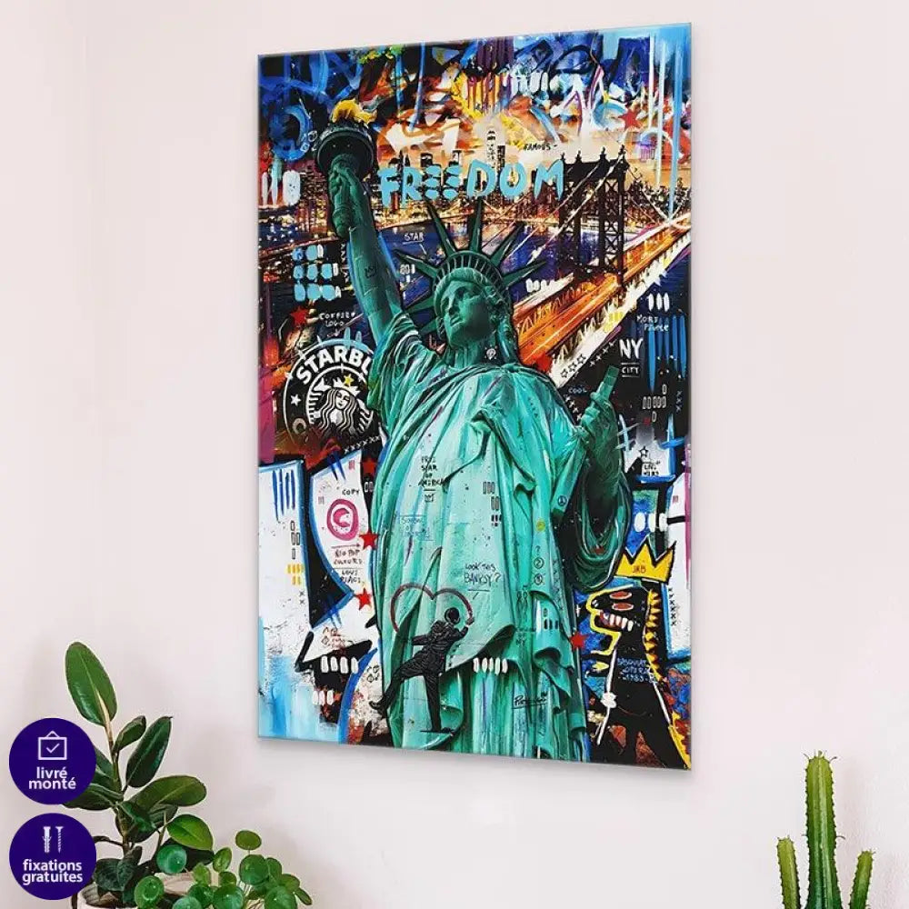 Tableau Street Art Liberty - Montableaudeco