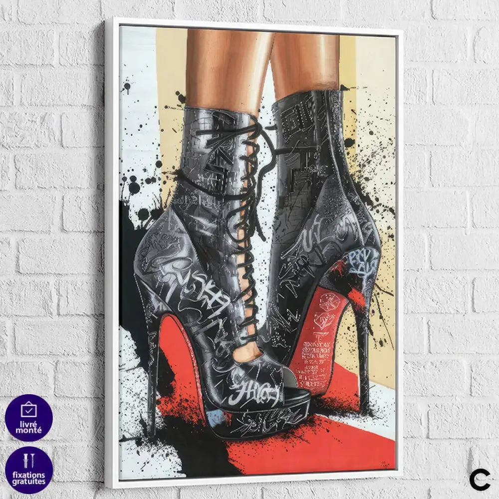 Tableau Street Art Louboutin | Profitez des Promos & Livraison Offerte
