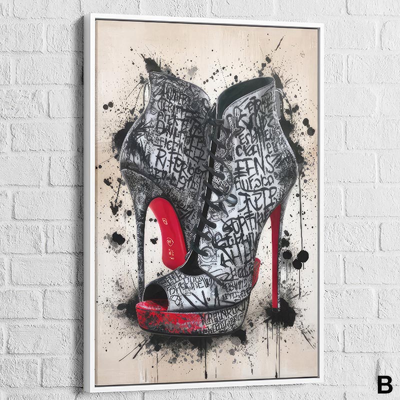 Tableau Street Art Louboutin | Profitez des Promos & Livraison Offerte