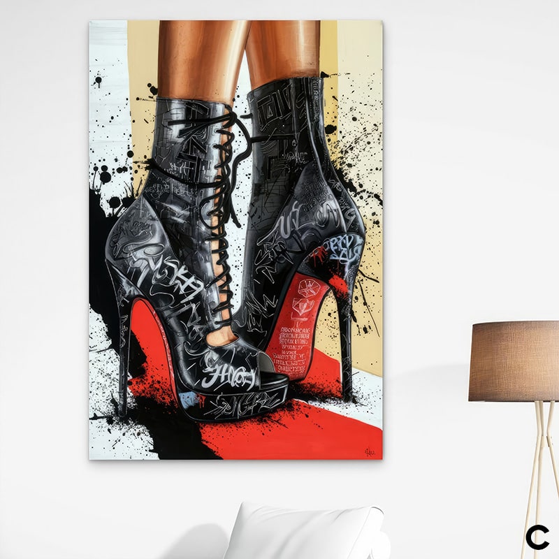 Tableau Street Art Louboutin | Profitez des Promos & Livraison Offerte