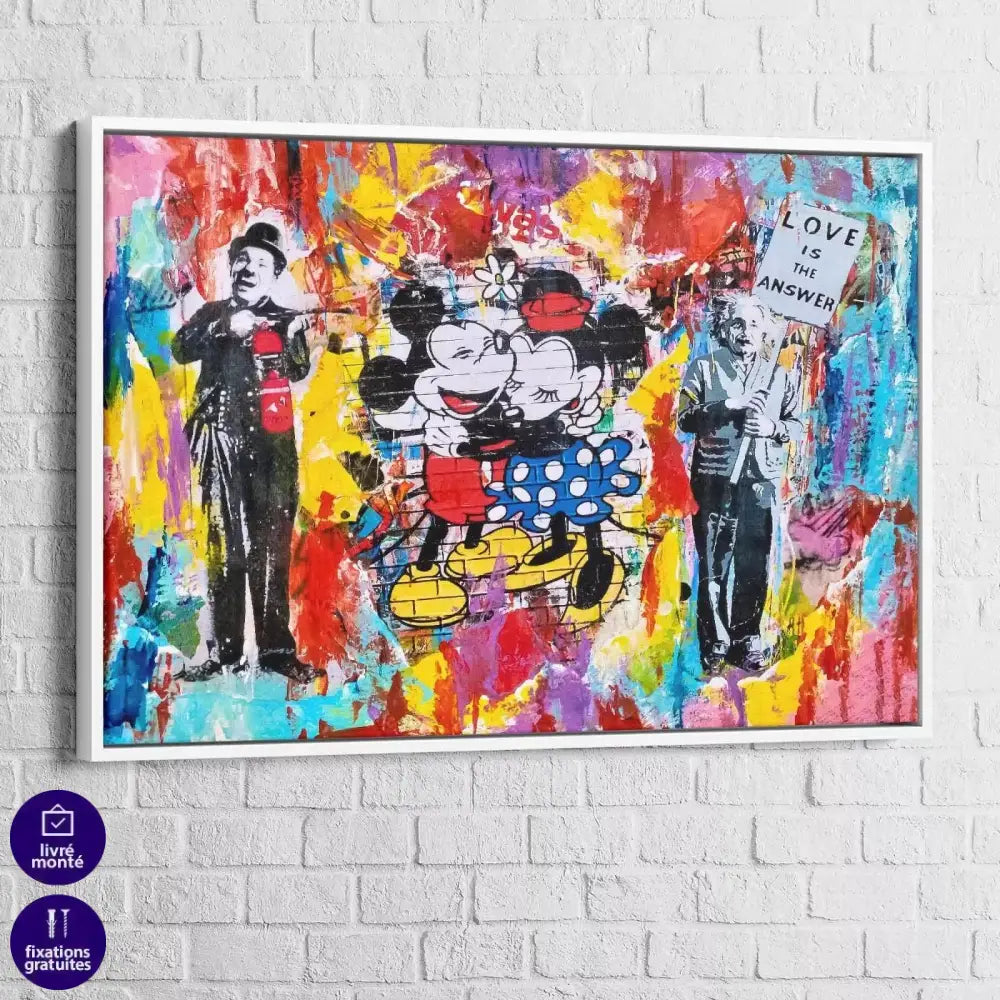 Tableau Street Art Love Me - Montableaudeco