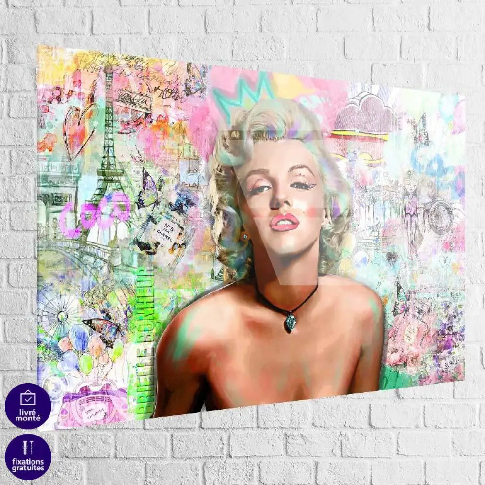 Tableau Street Art Marylin Monroe - Montableaudeco