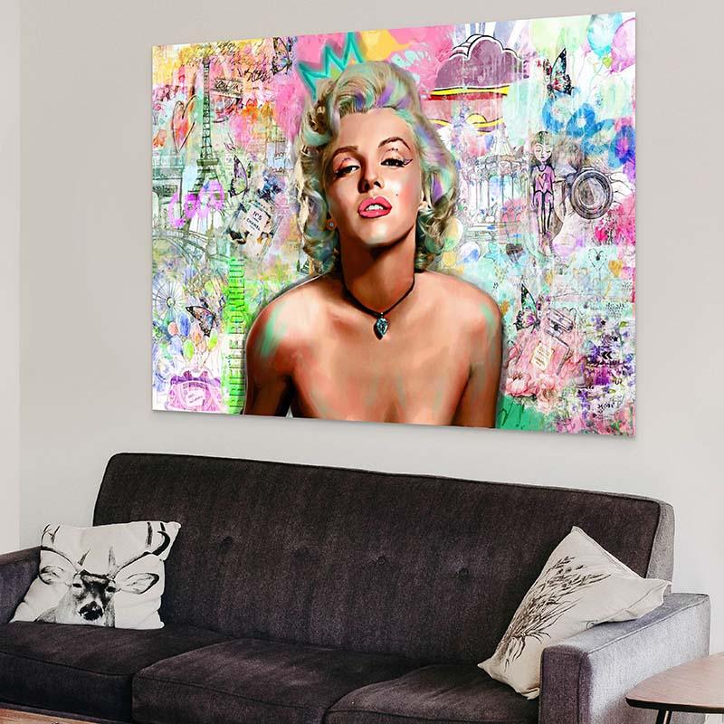 Tableau Street Art Marylin Monroe - Montableaudeco