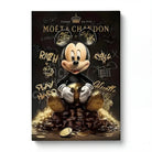 Mickey-style modern luxury street art wall decoration