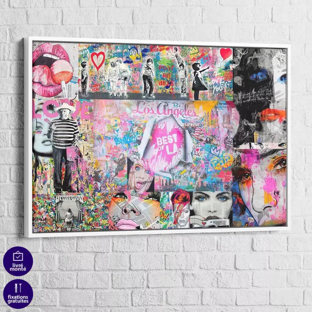 Tableau Street Art Mosaïque - Montableaudeco