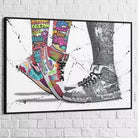 Tableau Street Art Nike Air - Montableaudeco