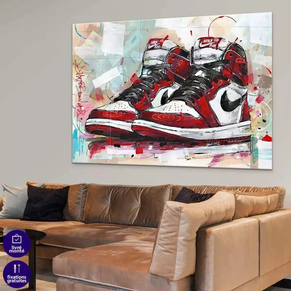 Tableau Street Art Nike Urbain - Montableaudeco