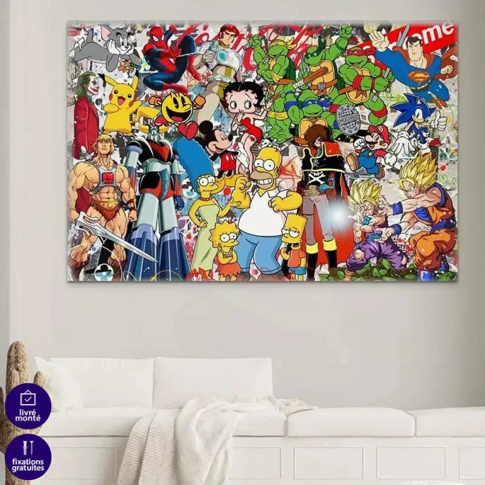 Tableau Street Art Pop Culture 2 - Montableaudeco