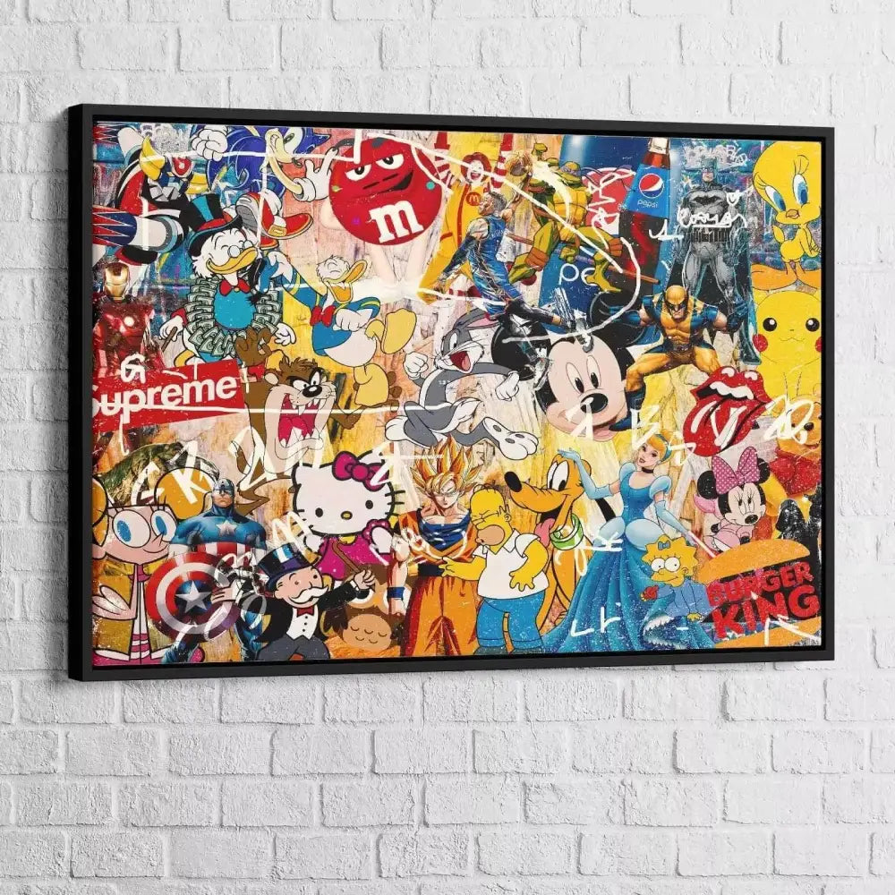 Tableau Street Art Pop Culture - Montableaudeco