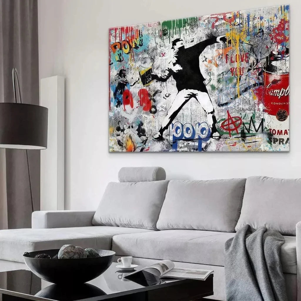 Colorful Street Art Painting | La Déco Discount – Montableaudeco