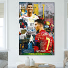 Tableau Street Art Ronaldo CR7 - Montableaudeco