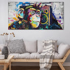 tableau singe coloré