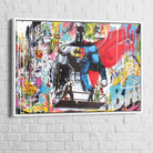 Tableau Street Art Super Héros Wall - Montableaudeco