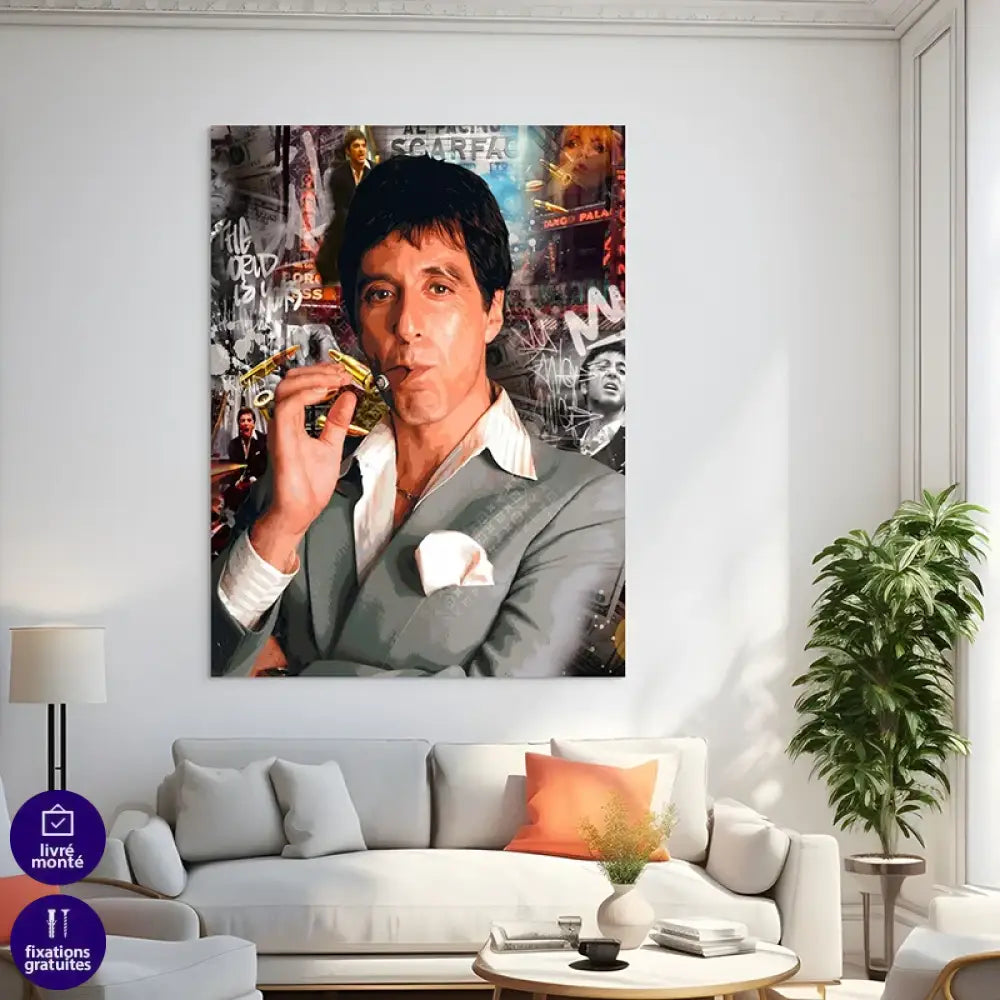 tableau moderne personnage culte cinéma