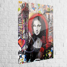 Tableau Street Art Urban Mona 40x60cm / Plexiglas Tableau Street art