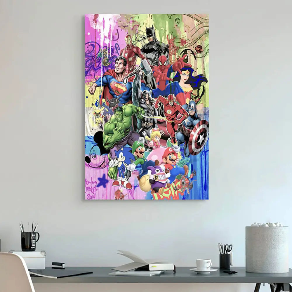 Tableau Street Art Urban Pop Icons Tableau Street Art