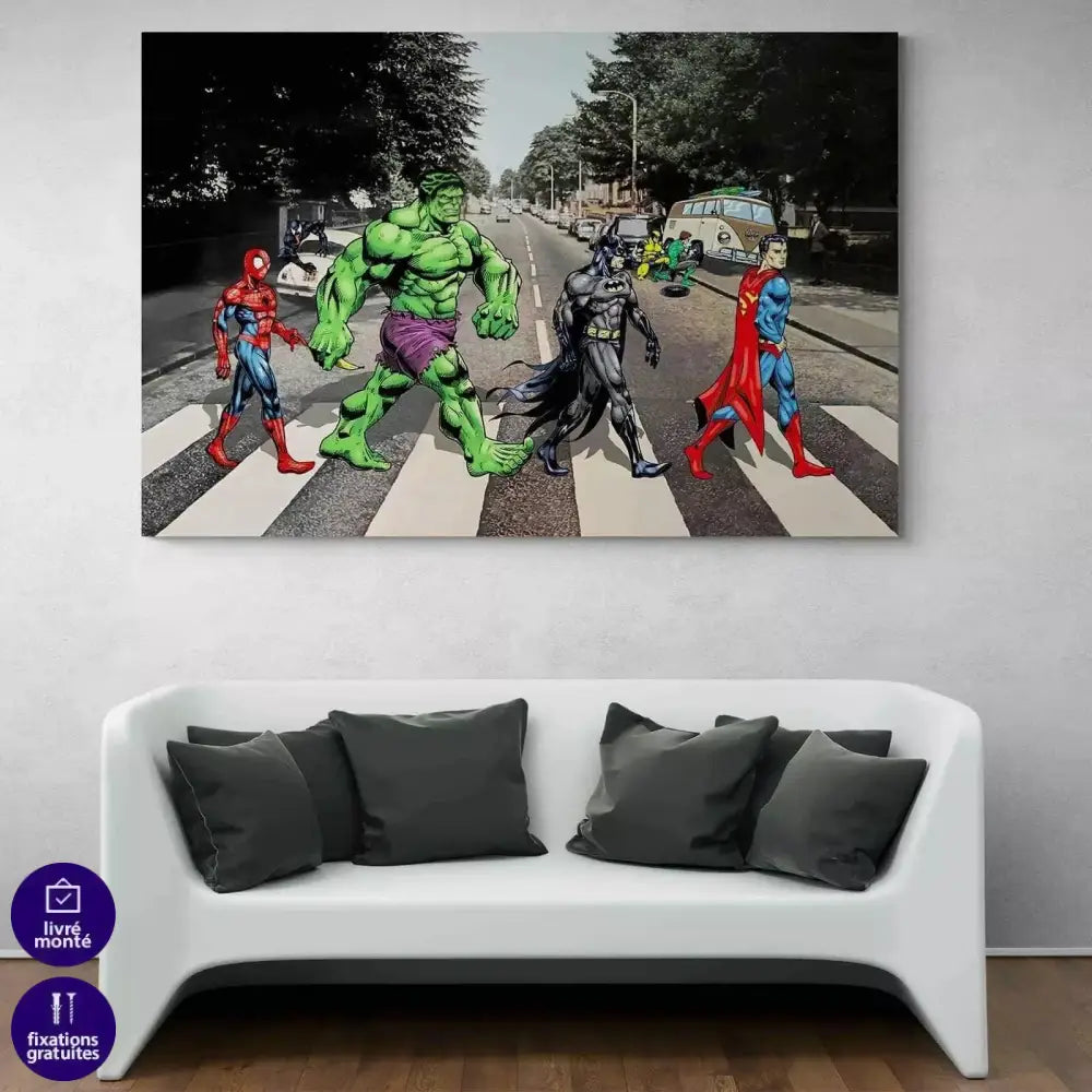 Tableau Street Marvel Abbey Road - Montableaudeco