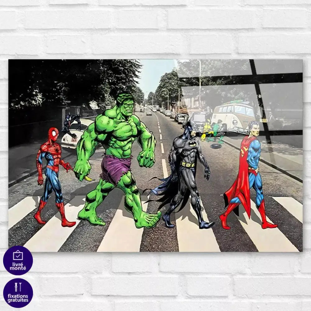 Tableau Street Marvel Abbey Road - Montableaudeco