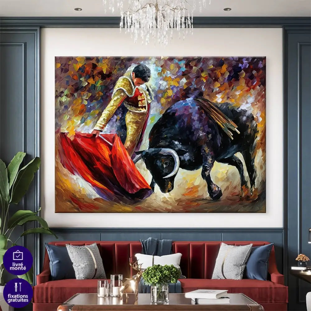 Tableau Taureau La Chorégraphie du Destin