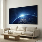 wall art from space lights of europe