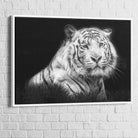 Tableau Tigre noir et blanc - Montableaudeco