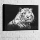 Tableau Tigre noir et blanc - Montableaudeco