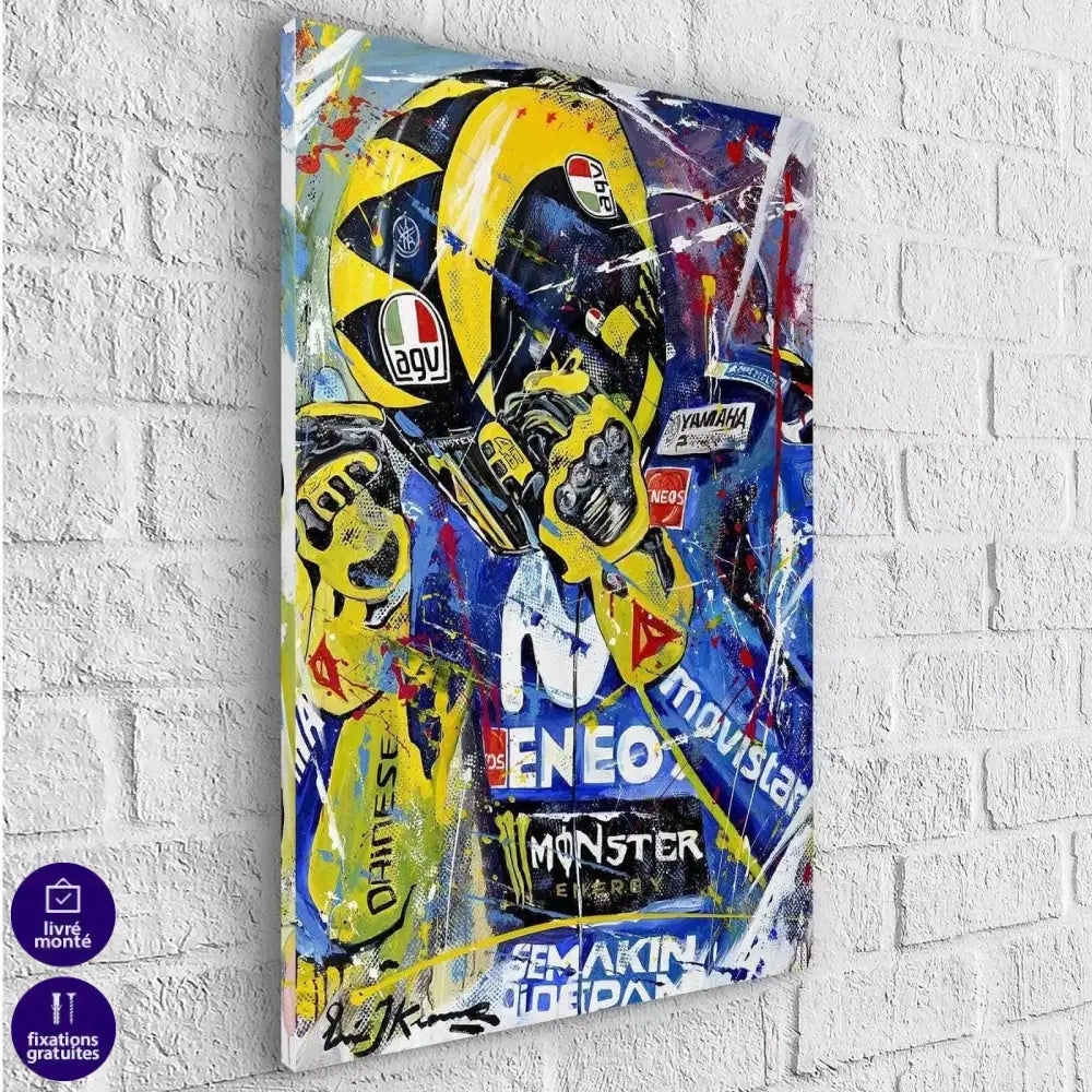 Tableau Valentino Rossi Painter - Montableaudeco