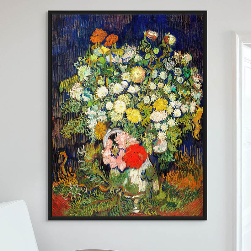 Tableau Van Gogh Le Bouquet de Fleurs dans un vase  2