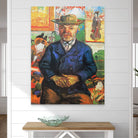 Tableau Van Gogh Portrait du père Tanguy 40x60cm / Affiche sans cadre Tableau Vincent van gogh