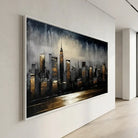 tableau skyline urbain design moderne intérieur