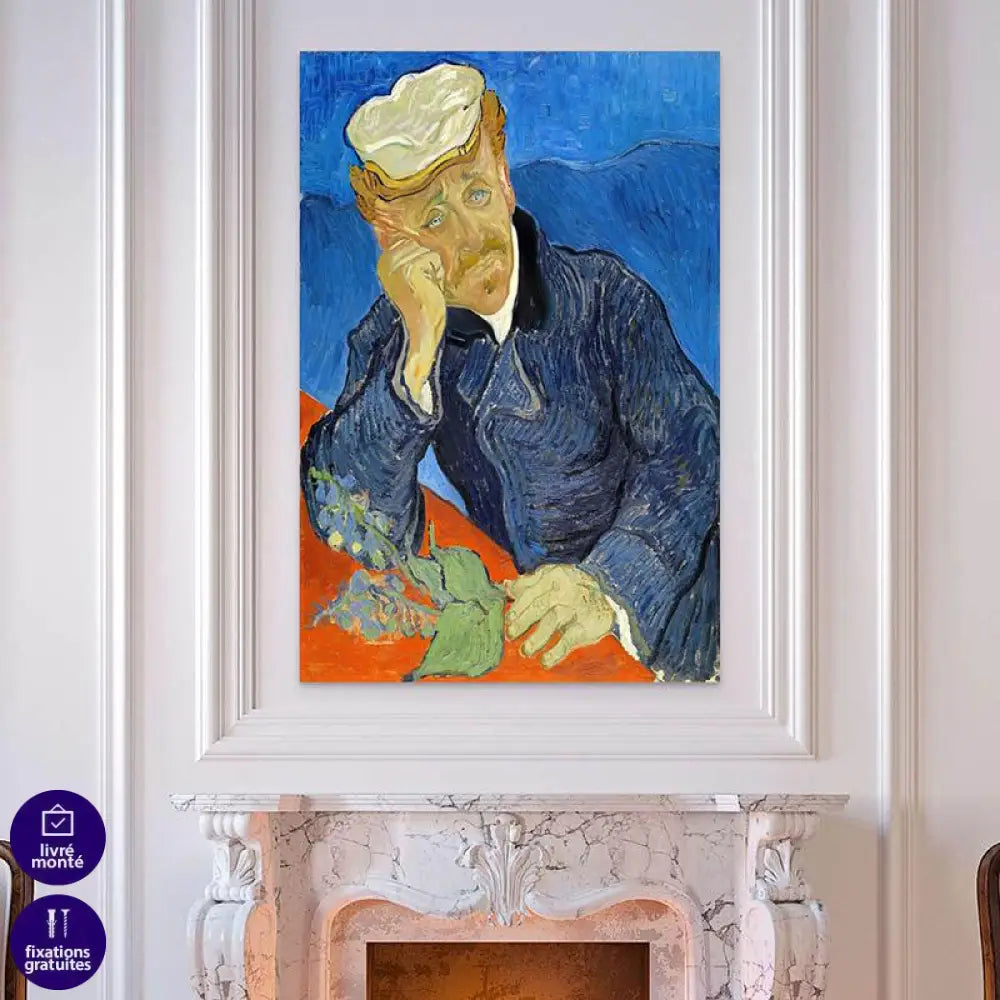 Tableau Vincent Van Gogh Dr Paul Gachet - Montableaudeco
