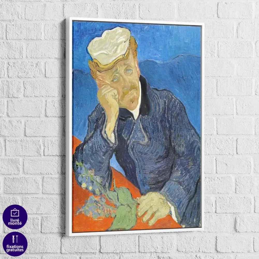 Tableau Vincent Van Gogh Dr Paul Gachet - Montableaudeco