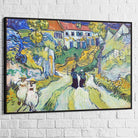 Tableau Vincent Van Gogh L'escalier d'Auvers - Montableaudeco