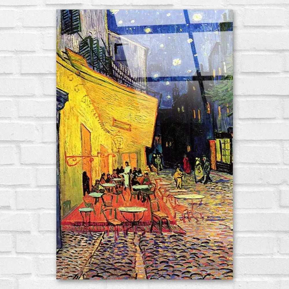 Tableau Vincent Van Gogh Terrasse de Café le Soir - Montableaudeco