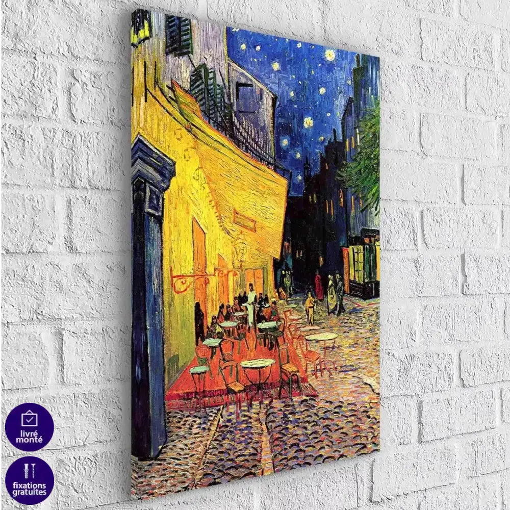 Tableau Vincent Van Gogh Terrasse de Café le Soir - Montableaudeco