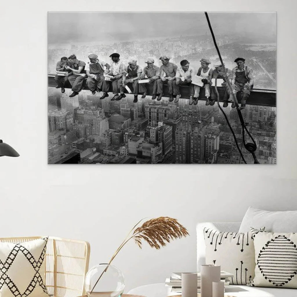 DECLINA, Tableau toile imprimée, Tableau décoratif New York City, 150x60 cm