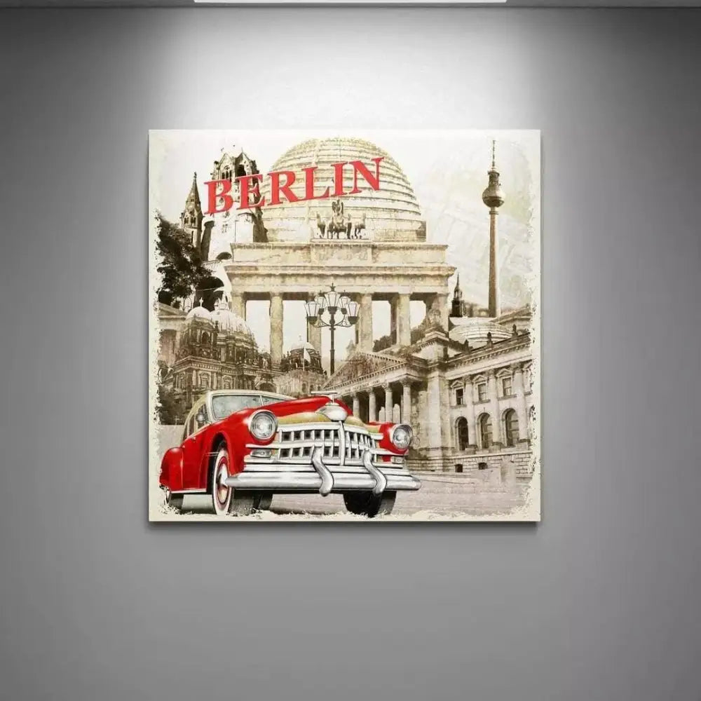 Tableau Vintage Ville Collection - Montableaudeco