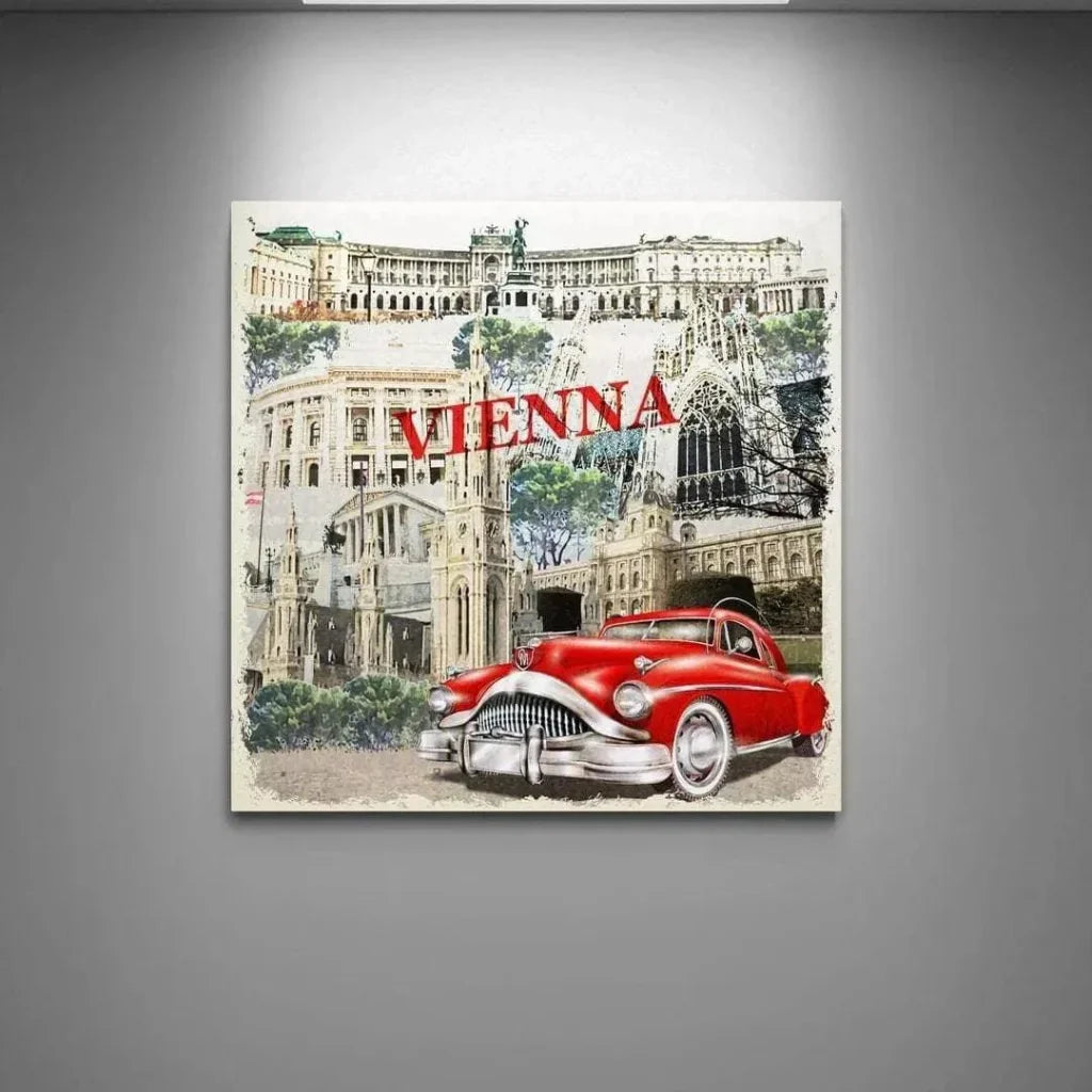 Tableau Vintage Ville Collection - Montableaudeco