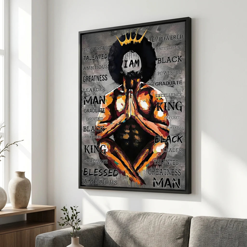 tableau art urbain puissance intérieure déco