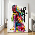 tableau bouddha coloré harmonie zen décoration murale