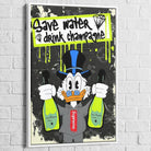 tableau cadre blanc – art mural humoristique