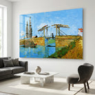 tableau décoration murale pont de langlois van gogh reproduction