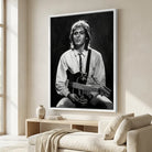 tableau goldman regard artiste décoration murale musique