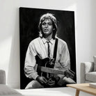 tableau jean jacques goldman noir et blanc portrait artistique