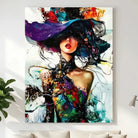 tableau moderne femme glam et luxe