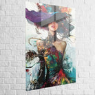 tableau moderne glamour cadre plexi