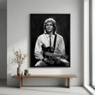 tableau musique artiste noir et blanc décoration intérieure