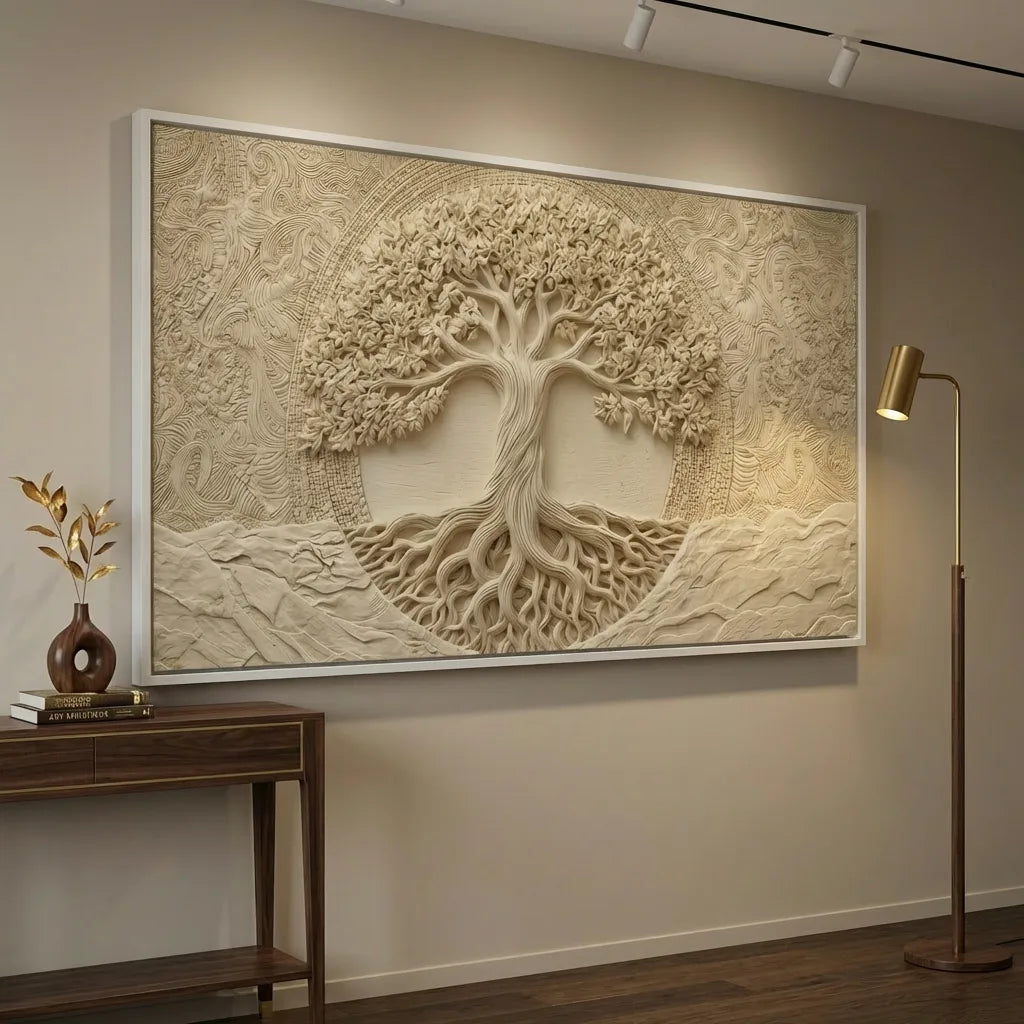 tableau nature arbre de vie décoration zen